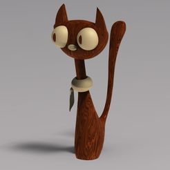 0904bel.9.jpg Fichier STL Chat pour la presse bicolore・Design pour imprimante 3D à télécharger