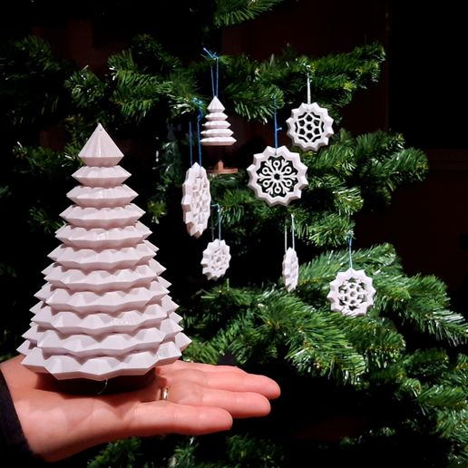 ️ Snowflake tree・ STL File for 3D printing・Cults