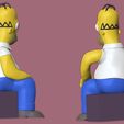 Render2.jpg Os Simpsons - Homer Paranóico Meme
