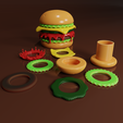untitled1.png STL file Burger storage solution model・3D printable model to download