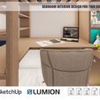 Bedroom-Interior-Design-for-two-kids-5.jpg Bedroom Interior Design for kids with built-in study table