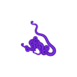 tentacle9.stl Plastic Reef #1: Random Anemone Generator