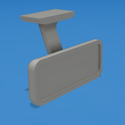 01.png Archivo STL gratis Retrovisor 1/10 para coches/camiones RC・Modelo de impresión 3D para descargar