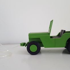 20190226_162122.jpg Willy's Jeep WWII - Kids Pull Toy