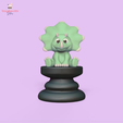 Dinosaur-Chess-2.png 3D file Dinosaur Chess - Triceratops - Queen・3D print object to download