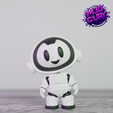 R-007.png Flexi Cute Astronaut – Flexi Articulated Fidget Toy / print-in-place / No supports / M3DCURY