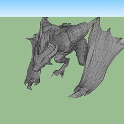shyvanna dragon 1.jpg STL file Dragons of Shyvana・3D printable model to download