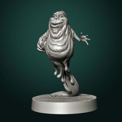 WWTavern_Slimer.jpg Free STL file Slimer with Hamburger fanart・Design to download and 3D print