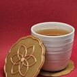 20230927_191815.jpg Mooncake coaster #1  |  Celebrate the Mid-Autumn Festival, a Chinese holiday I call Moon Cake Day!