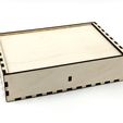 PXL_20210105_024014865-01.jpeg Laser SVG Cut File Draw and Discard Box, PNG Playing Card Holder, Deal and Discard Holder, Game Card Holder File