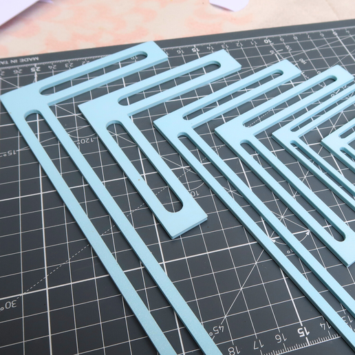 📓 Corner binding set 1 , 1.5 , 2 mm / scrapbooking - bookbinding・ STL ...
