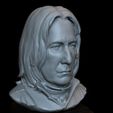 03.jpg 3D-Datei Severus Snape (Alan Rickman) 3d Printable Model, Büste, Portrait, Skulptur, 153mm hoch, downloadbare STL-Datei・3D-druckbares Modell zum Herunterladen