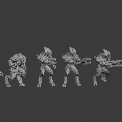 😇 Halo- Elites Spec ops- moedels・ STL File for 3D printing・Cults