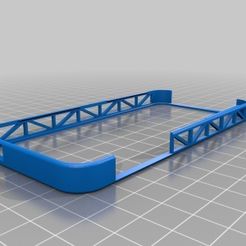 Bumper_iPhone_5_truss_Dakodadesign_cults_3D_2.jpg Fichier STL gratuit Bumper iPhone 5・Modèle à télécharger et à imprimer en 3D