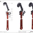 Wrench_Instruction_C_1.2.jpg Wrench - BioShock - Printable 3d model - STL files - Commercial Use