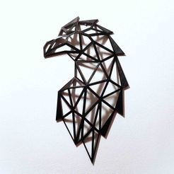 20220316_073415.jpg STL file Birdy, wall bird in volume・Template to download and 3D print