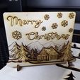 Christmas-Scenery-Assembled-Multilayered-Frame-Design.jpg Merry Christmas / Happy Holidays  Laser Cut Multi-Layer