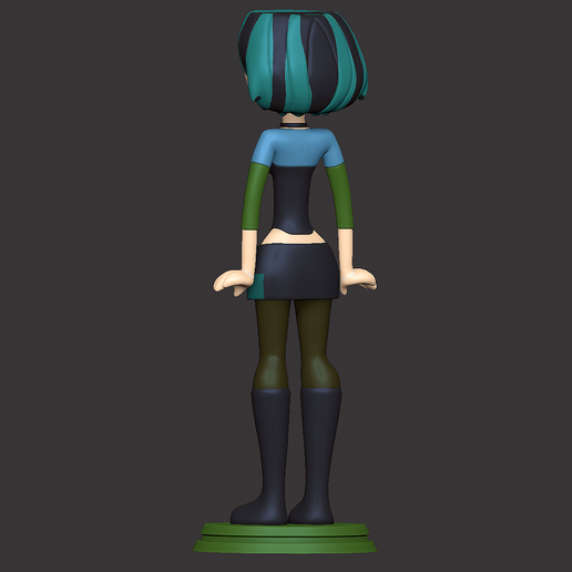 Download STL file Gwen - Total Drama • 3D printer template • Cults