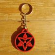 186477981_825370901408532_5786768980483694000_n.jpg STL file Keychain SHARINGAN Sasuke everlasting・3D printer model to download