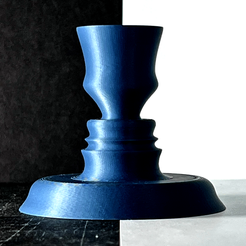 Main.png STL-Datei Rubins Vase Optische Illusion kostenlos・Modell für 3D-Druck zum herunterladen