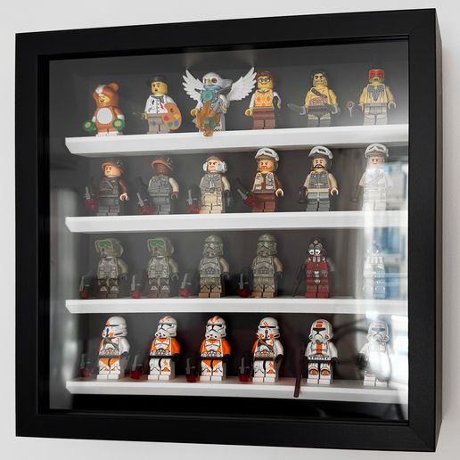 🖼️ Wall-Mounted LEGO Display Stand — for IKEA SANNAHED 25×25 cm - Main Image