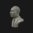 11.jpg Martin Luther King head sculpture ready to 3D print