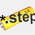 Battery-AA-logo.png Power AA Battery Model *.STEP