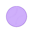 97. Stamp - Icon - Tennis Ball.stl Штамп с теннисным мячом - цифровой файл для 3D-печати для спортивного и игривого бумажного творчества