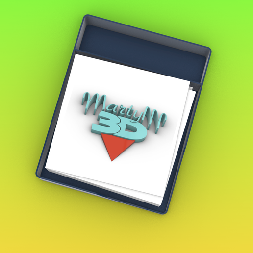 Free 3D file Note holder, notepad 🏢 ・3D printable design to download・Cults