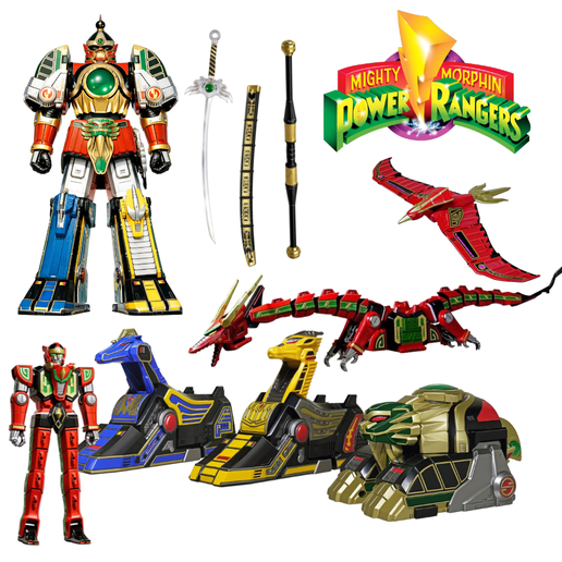 Thunder Zord Ultimate Collection – 9 Mecha STL Pack – Zords & Weapons