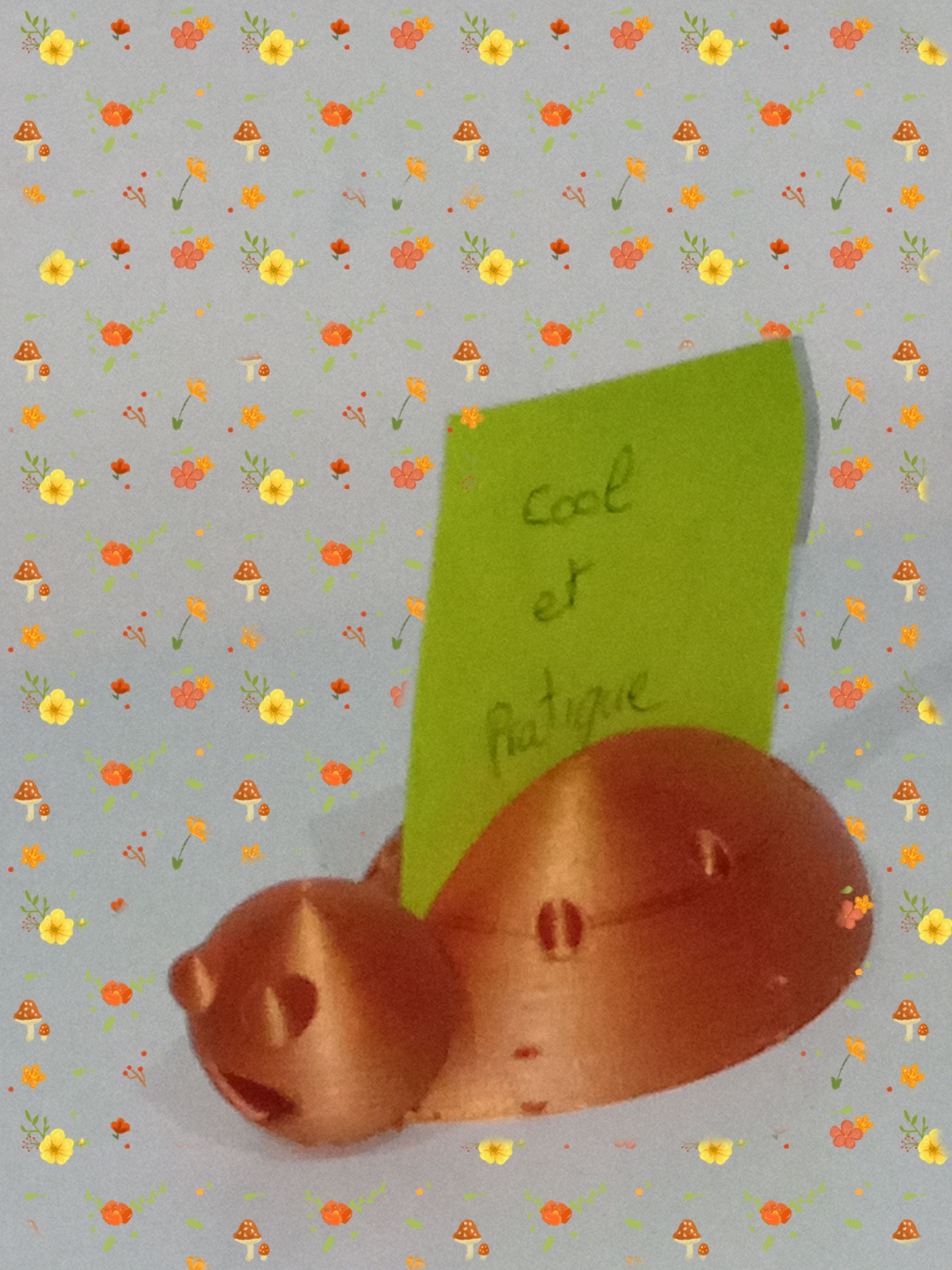 Download STL file Postit note or office key ring ladybug • 3D printer