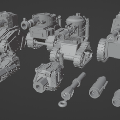 Tanktotaal.png Archivo STL Tanques de chatarra Goblin・Diseño de impresión en 3D para descargar