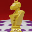 shazam.png Chess Board Avengers vs Justice League