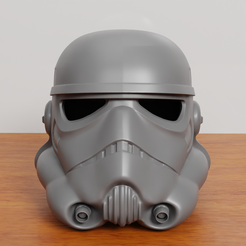 7.png STL file Stormtrooper Helmet - Star war・Model to download and 3D print