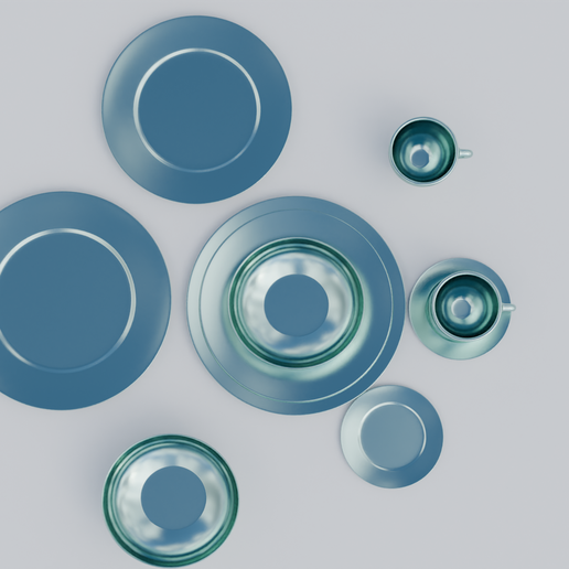 STL file Basic Tableware 🥣 (OBJ)・3D printing model to download・Cults