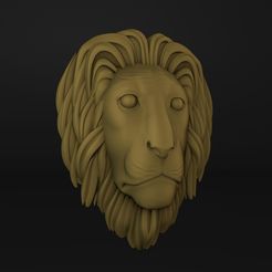 2023-03-19_22-09.jpg 3D file Lion Head・3D printing template to download