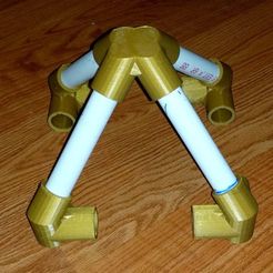 20150201_004455.jpg Download free STL file Pyramid Elbows & Topper, 1/2 Inch PVC Pipe Fitting Series #HalfInchPVCFittings • 3D print template, tonyyoungblood