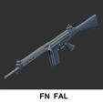 01.jpg weapon gun RIFLE FN FAL -FIGURE 1/12 1/6