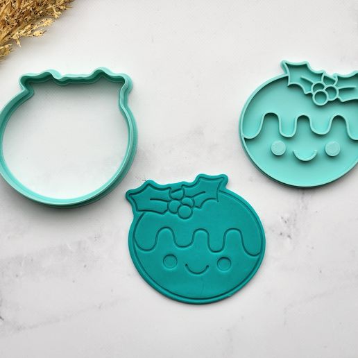 Christmas Pudding Cookie Cutter - 3D model önizlemesi