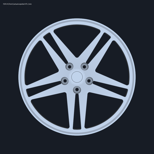Ferrari Roma cast Y-spoke decorative reconstruction