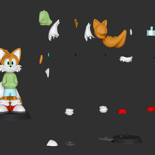 image.png Tails Urban Vibes (Multiparts / 3MF)