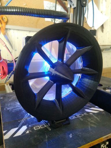120mm fan mount (GoPro style) for soldering station.