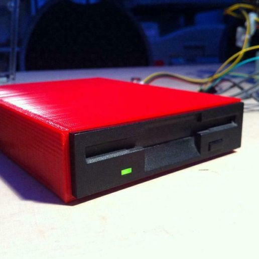 3,5 Floppy Drive enclosure (for drive without/removed metal case)