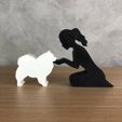 WhatsApp-Image-2023-01-10-at-13.43.26.jpeg Girl and her German Spitz/Pomeranian (tied hair) for 3D printer or laser cut