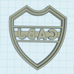1.jpg Archivo STL Boca Juniors cookie cutter・Modelo para descargar e imprimir en 3D