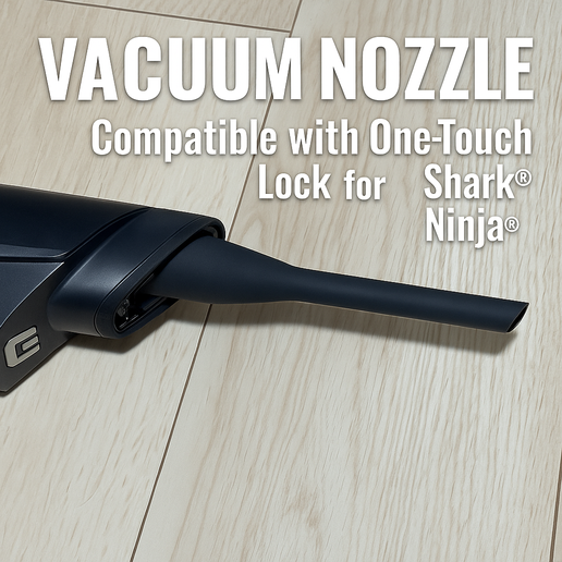 Vacuum Cleaner Nozzle – One Touch Lock Attachment (Compatible with Shark® Ninja® Models) - 3D model önizlemesi