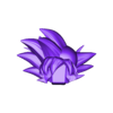 Hair.stl Bardock Dragonball Super