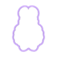 17-f.stl Christmas lama cookie cutter