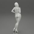 Girl-0022.jpg Pretty girl wearing a mini skirt bikini 3D Print Model