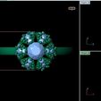 38019.jpg Frau Diamantring 3d Modell 74